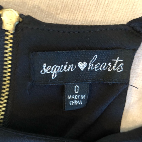 SEQUIN HEARTS HALTER DRESS - Picture 2 of 6